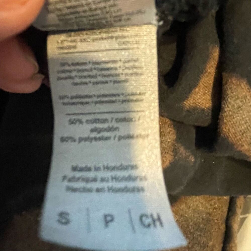 Gildan Burn Out Tie Dye Sweatpant Joggers Black Brown Fleece Drawstring Pull-On - Picture 4 of 5